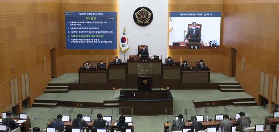 서울시의회 본회의 전경